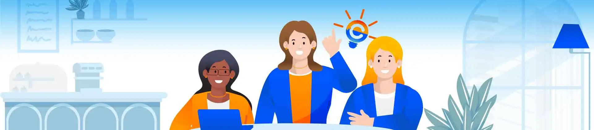 A pulsing web of collaboration between job, community, questionnaire, calendar, people, organization, etc.